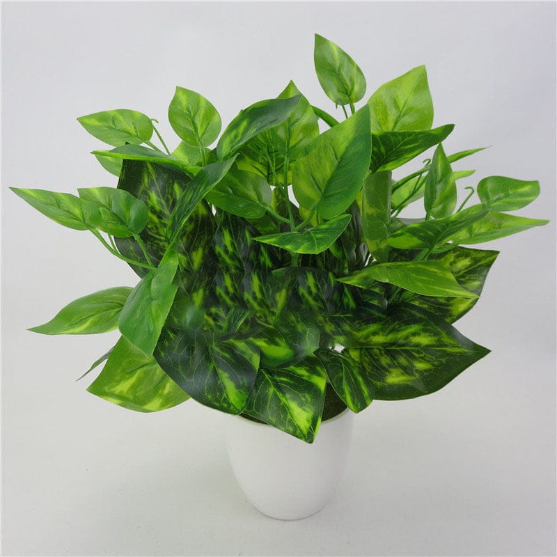 Indoor Desktop Ornaments Simulation Green Dill Bonsai Small Green Plants Fake Flower Decoration - Image 2