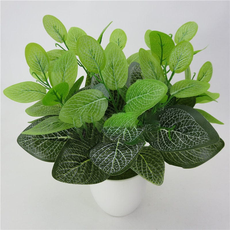 Indoor Desktop Ornaments Simulation Green Dill Bonsai Small Green Plants Fake Flower Decoration - Image 6