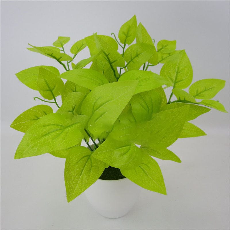 Indoor Desktop Ornaments Simulation Green Dill Bonsai Small Green Plants Fake Flower Decoration - Image 12
