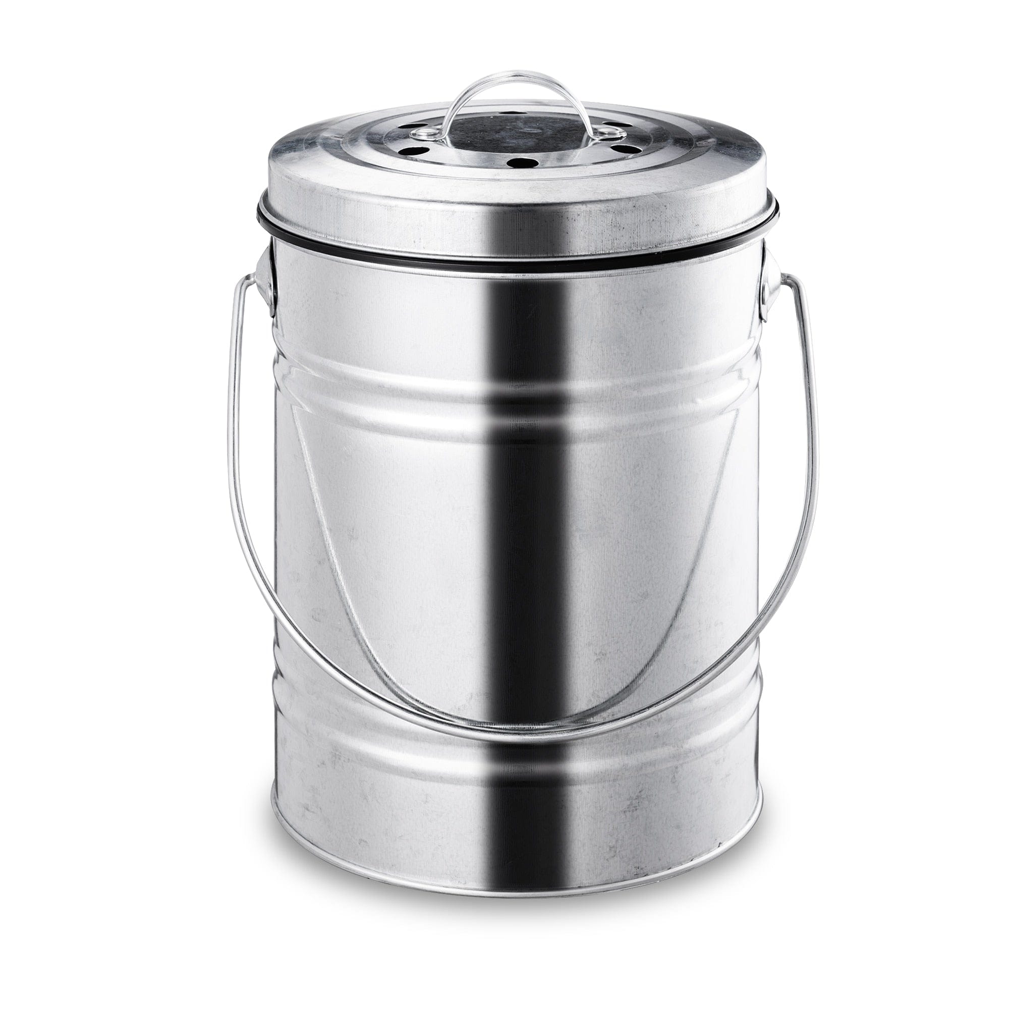3L Silver Compost Bin - Image 5