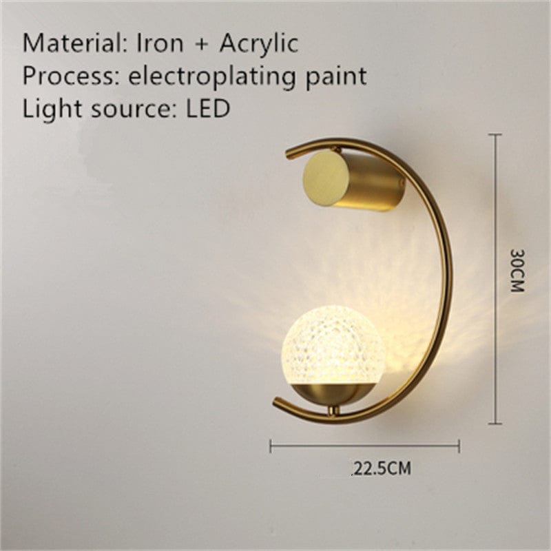 Modern Minimalist Light Luxury Creative Design Wall Lamp - Image 10