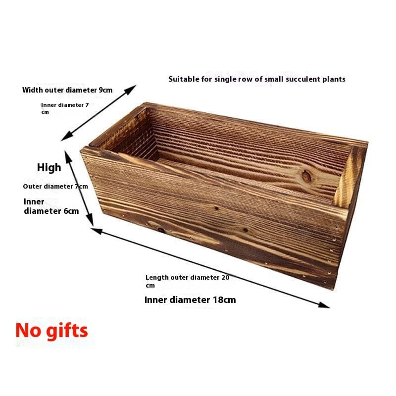 Antiseptic Preservative Wood Pots Outdoor Planting - Image 12