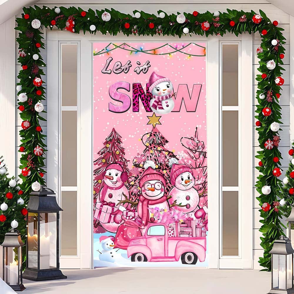 Christmas Curtain Decoration Hanging Cloth Background - Image 4