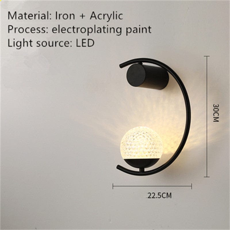 Modern Minimalist Light Luxury Creative Design Wall Lamp - Image 8