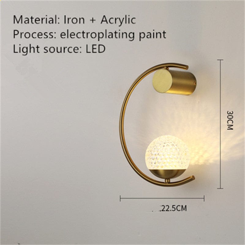 Modern Minimalist Light Luxury Creative Design Wall Lamp - Image 9