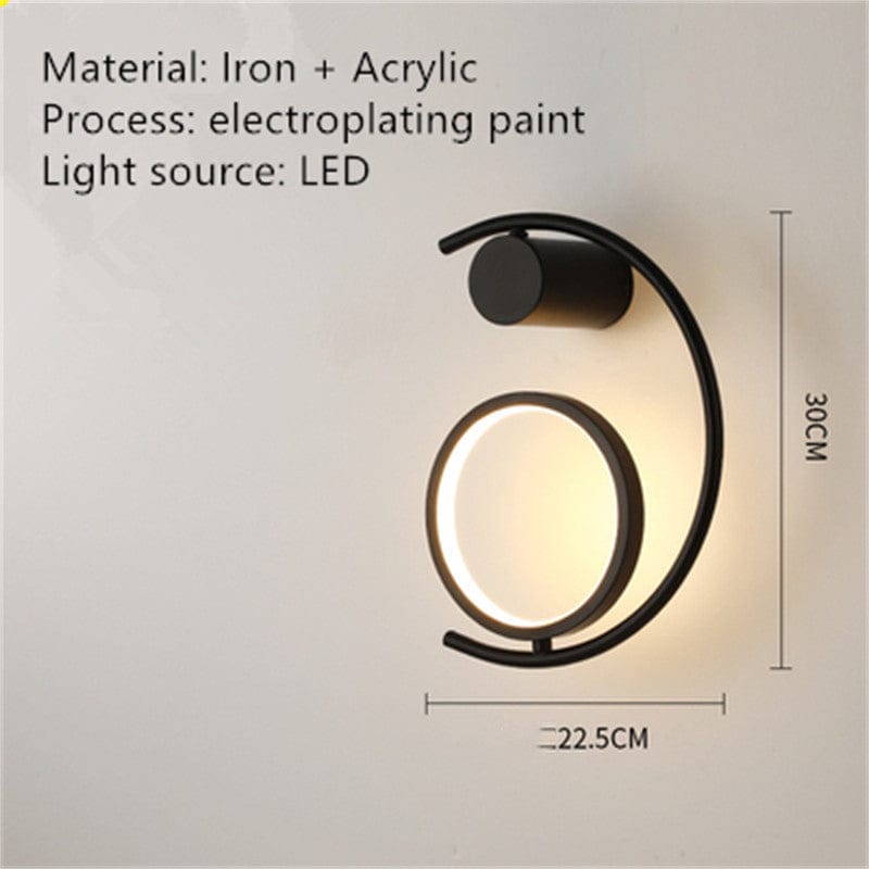 Modern Minimalist Light Luxury Creative Design Wall Lamp - Image 4