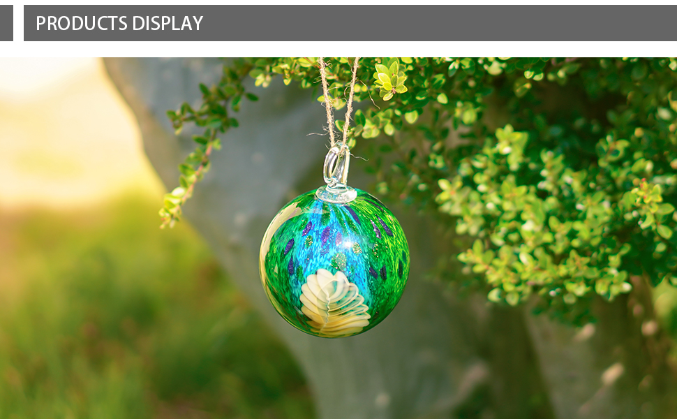 Glass garden Ball