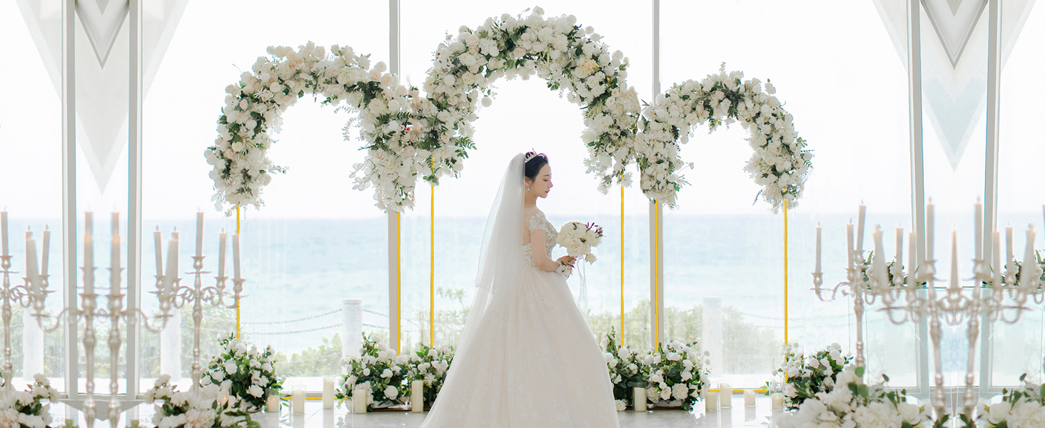 3 pieces arch backdrop stands