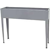 Gardzen 39x11.8x31in Elevated Raised Garden Bed, Planters for Indoor&Outdoor Plants, Raised Garde...