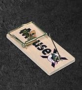 MouseX Wood Traps (Pack of 48) for Rats, Mice & Rodents. EcoClear Products 620306