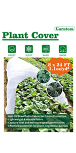 FROST CLOTH PLANT FREEZE PROTECTION FOR WINTER FLOATING ROW COVERS FOR GARDERN PLANT BLANKET