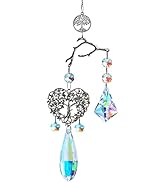 Window Hanging Crystal Prism Suncatcher Tree of Life Sun Catchers Rainbow Maker Pendant