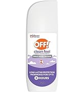 OFF! Clean Feel Insect Repellent Spritz with 20% Picaridin, Bug Spray with Long Lasting Protectio...