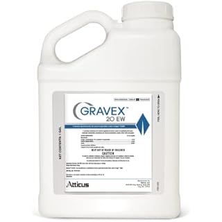 Gravex 20 EW (1 GAL) Fungicide by Atticus (Compare to Eagle 20EW) - Myclobutanil 19.7% Systemic Fungus Control for Lawns, Landscapes, and Greenhouses…
