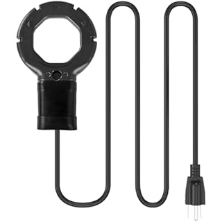 Deptok 500w Cast Aluminum De-Icer, Submersible Bird Bath Heater, Tank Heater for Livestock, Poultry, Birds, Cows, Horses, Wildlife Winter Drinking Water with 9.35 Ft Cord Chicken Water Heater