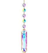Crystal Suncatcher Hanging Chandelier Crystals Prisms Window Sun Catchers Rainbow Maker Pendant f...