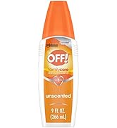 OFF! Family Care Insect & Mosquito Repellent Spritz, Bug Spray Containing 7% DEET, Unscented Repe...