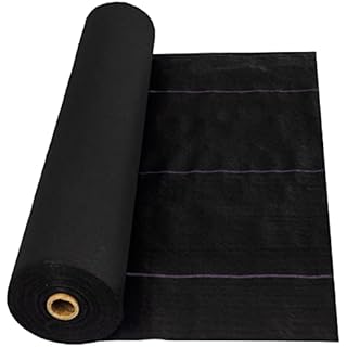 Super Geotextile Professional 5oz Geotextile Weed Barrier Fabric - Heavy Duty Landscape Fabric for Gardening, Landscaping, Weed Fabric, Eco Friendly (3x250)