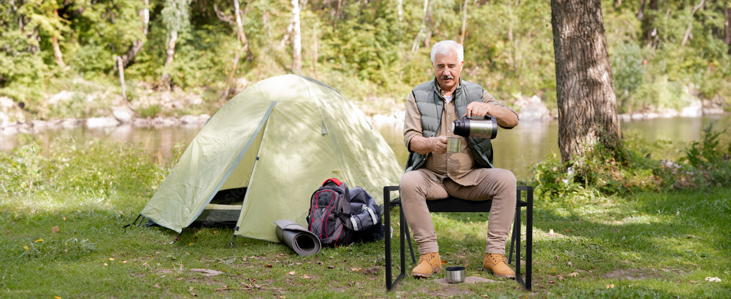 Foldable Garden Stool Heavy Duty Gardening Bench