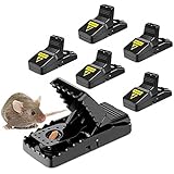 Mouse Traps, Mice Traps for House, Small Mice Trap Indoor Quick Effective Sanitary, Mice Snap Trap, Safe Mousetrap Catcher fo