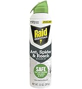 Raid Essentials Ant Spider, and Roach Killer Aerosol Spray, Child & Pet Safe, Kills Insects Quick...
