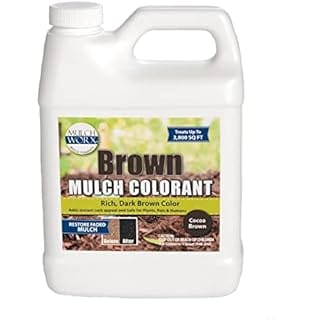 MulchWorx Brown Mulch Color Concentrate - 2,800 Sq. Ft. - Rich Dark Brown Mulch Dye Spray