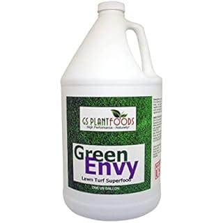 Green Envy Liquid Lawn Food / Fertilizer Concentrate for Any Grass Type (1 Gallon), Turf Care & Healthy Grass