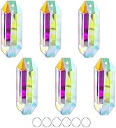 76mm Crystal Suncatcher Colorful Hexagon Hanging Chandelier Prisms Pendant Home Garden Wedding De...