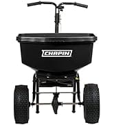Chapin International 8304C: 100-pound Contractor Turf Broadcast Spreader, Black