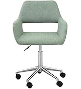 Versanora Modern Ergonomic Fabric Swivel Adjustable Home Office Task Chair with Arms Open Back Su...