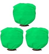 Plant Covers Frost Protection Bag Large Size Winter Drawstring Plant Covers Winter Reusable Plant...
