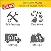 Glad Extra Large Drawstring Lawn and Leaf Bags, 39 Gallon, 30 Count - Image 2