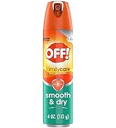 OFF! FamilyCare Insect & Mosquito Repellent Aerosol, Smooth and Dry Formula Bug Spray, Provides u...