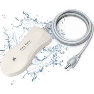 Ruolan Bird Bath Heaters for Outdoors in Winter Submersible,80W Birdbath Deicer 80w with Auto Shut Off-Pond Heater Thermostatically Controlled,Pond Heater-Ice Bath Outdoor Heater-Chicken Water Heater