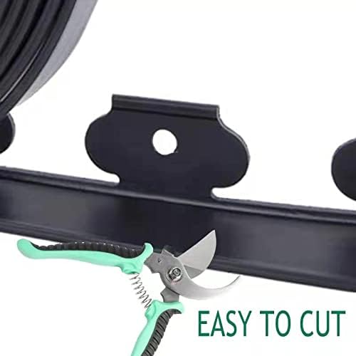 No Dig Landscape Edging,40ft Landscape Edging with 40 Stakes for Lawn,Flower Garden,Grass,The Yard,Lawn Edging 2 Inch Tall(Black, 40FT) - Image 3