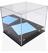 Katai - Crystal Clear Hat Display Case - UV Resistant Acrylic Cap Holder Stand, Perfect for Baseb...