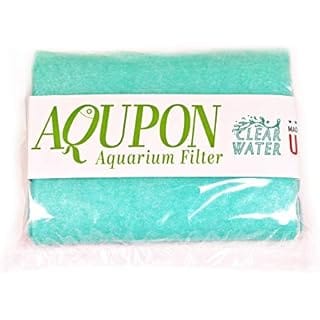 AQUPON Aquarium Polishing Filter Pad 50 Micron - Ultimate Media Pads - Cut to Fit 24" by 36" - for Fish Tanks, Aquaculture, Hydroponics - USA Manufacturer (1 Pack)