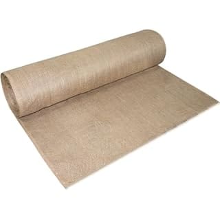 Garden Burlap Roll, 40" x 100 Feet/33.3 Yards Natural Jute Burlap Fabric Roll for Gardening Raised Bed Liners,Seed Cover,Edging,Weed Barrier,Aisle Runner Plant Cover Tree Protections (40" X 100 Feet)