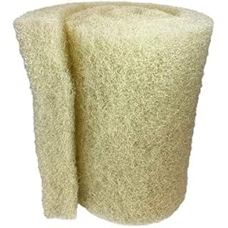 Aquatic Experts Cream COARSE Pond Filter Pad - 2 inch Thick - Bulk Roll Water Garden Filter Pond Media - Made in USA, (12" x 36")