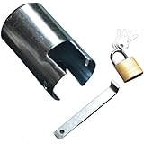 JIUYUEYA Faucet Cover,Outdoor/Kitchen/Garden Hose Tap Lock Anti-Theft Metal Multifunctional Protection Cover, for faucets and