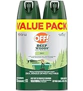 OFF! Deep Woods Insect Repellent Aerosol, Dry, Non-Greasy Formula, Bug Spray with Long Lasting Pr...