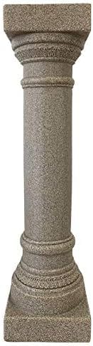 BestNest Emsco Greek Column Pedestals, Sandstone Colored, 32" H, Pack of 2 - Image 3
