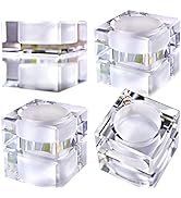 4 Pack Square Tealight Candle Holders Dinner Table Decor for Home