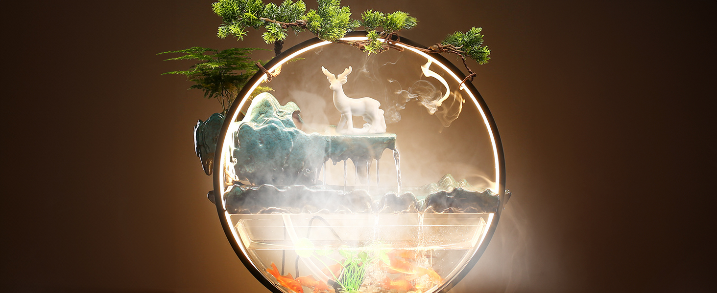 Mist Maker Fog Maker for Water Fountain Pond Rockery Fishtank Vase Birdbath