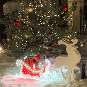 Garden Stakes U-Shaped Tent Stakes Galvanized Landscape Staples Ground Stakes Christmas Decorations