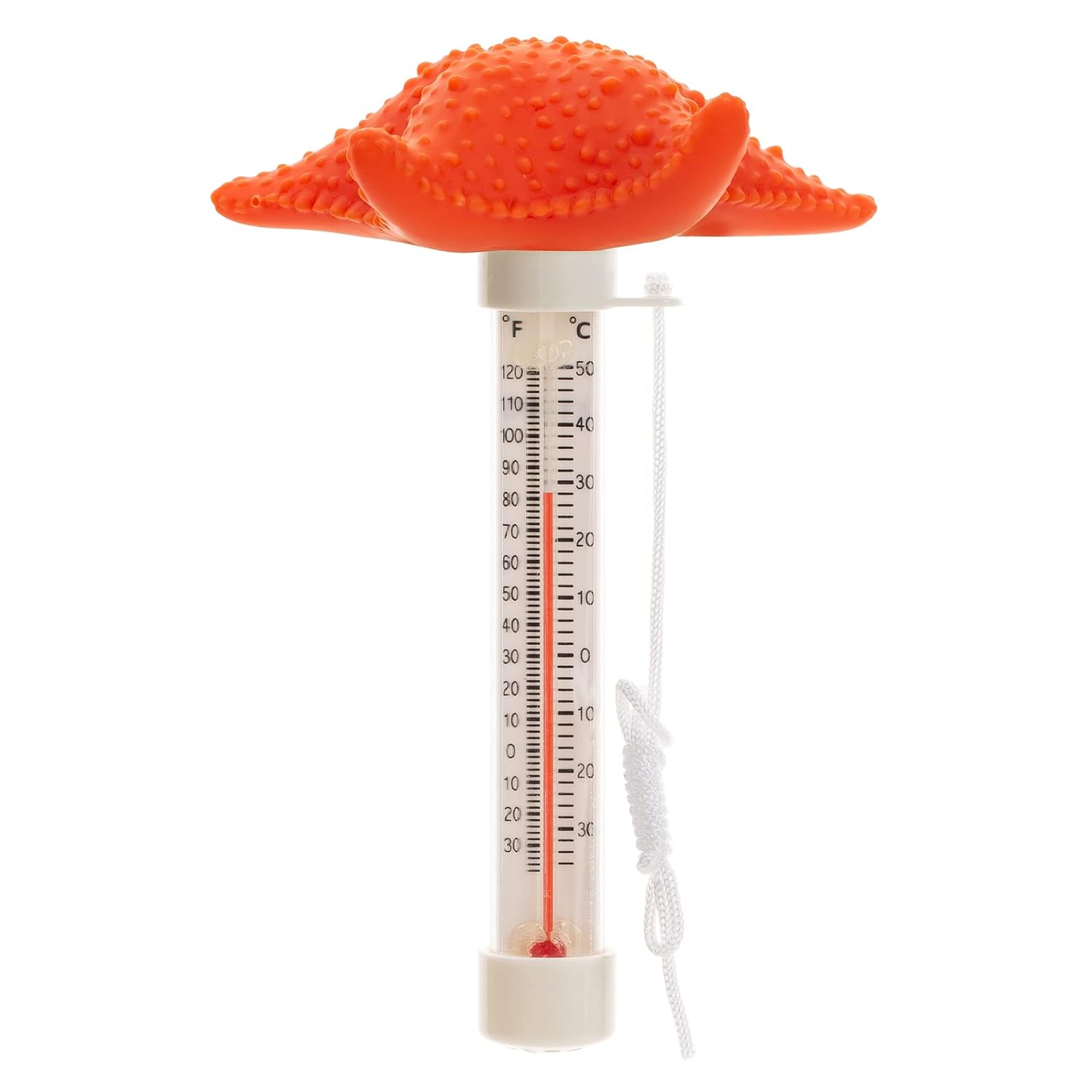 XY-WQ Floating Pool Thermometer, Large Size Easy Read for Water Temperature with String - Swimming Pools, Spas, Hot Tubs, Ponds and Jacuzzi (Starfish05) - Image 2