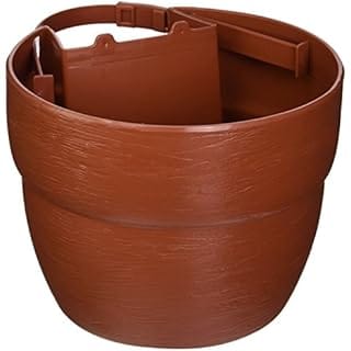 EMSCO Bloomers Post Planter – Both Permanent and Temporary Installation Options – Garden In Untraditional Spaces – Terra Cotta
