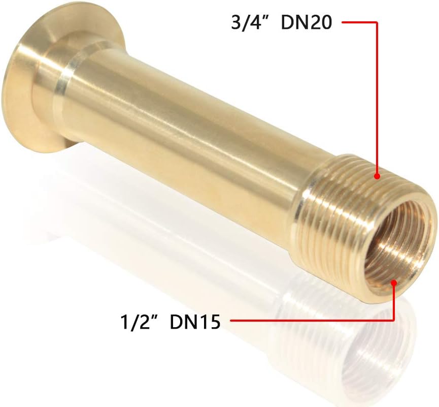 Hooshing 1/2" DN15 and 3/4" DN20 Brass Bell Fountain Nozzle Display Mushroom Water Spray Sprinkler for Garden Pond Amusement Park Museum Library - Image 2