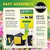 Miracle-Gro Large Dual Chamber Compost Tumbler – Easy-Turn, Fast-Working System – All-Season, Heavy-Duty, High Volume Composter with 2 Sliding Doors - (2 – 27.7gallon /105 Liter), Black - Image 3