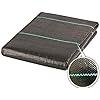 GRASSCLUB Weed Barrier Control Woven Garden Weed Landscape Fabric Heavy Duty Ground Cover 6.5ft x 32ft (3.2oz) - Image 2